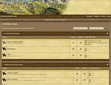 Tablet Screenshot of forums.alisoranchstables.com